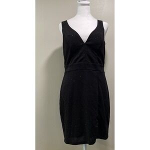 Midnight Doll Sequin Embellished Mesh‎ Dress, Junior Girl's Size 13 - Black